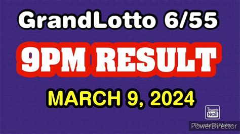 6/55 march 18 2024|6/55 Grand Lotto Results Today · March 18, 2024, Monday.